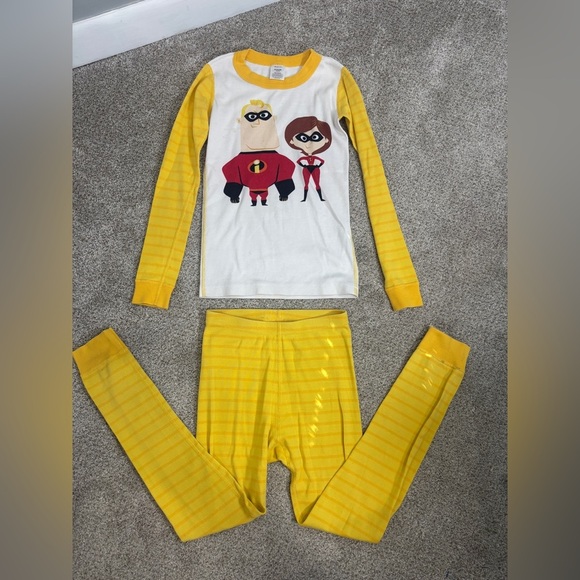 Hanna Andersson Pajamas The Incredible Gender Neutral Organic Cotton Size 8 - Picture 1 of 4